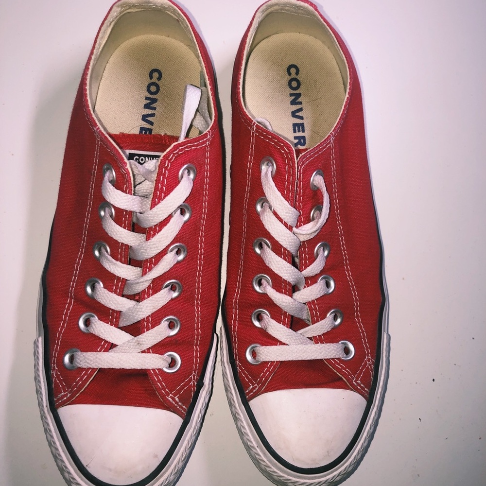 Red Low Top Converse